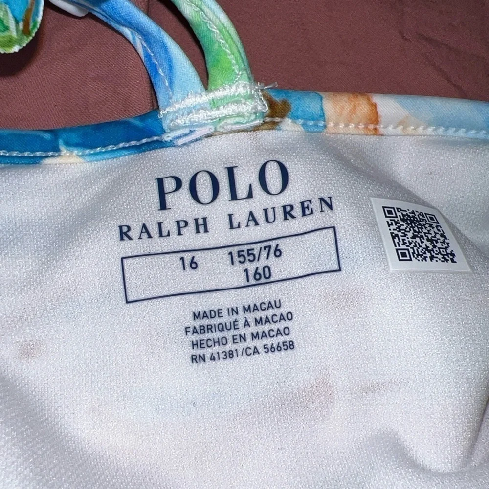 MSRP $75‎ polo ralph lauren girls one piece swimsuit Size 16